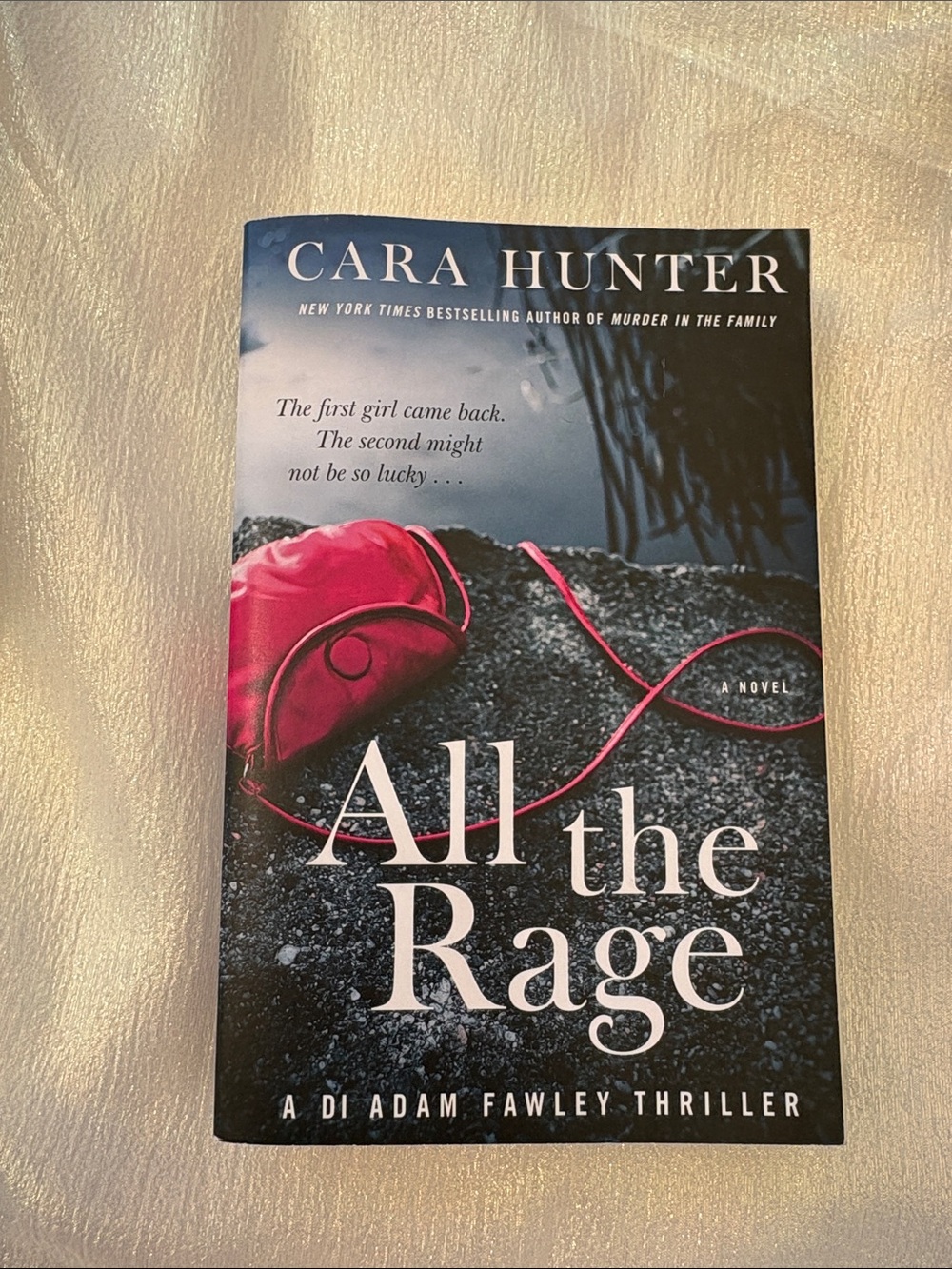 All the Rage by Cara Hunter - Book with Pink Bag Accent